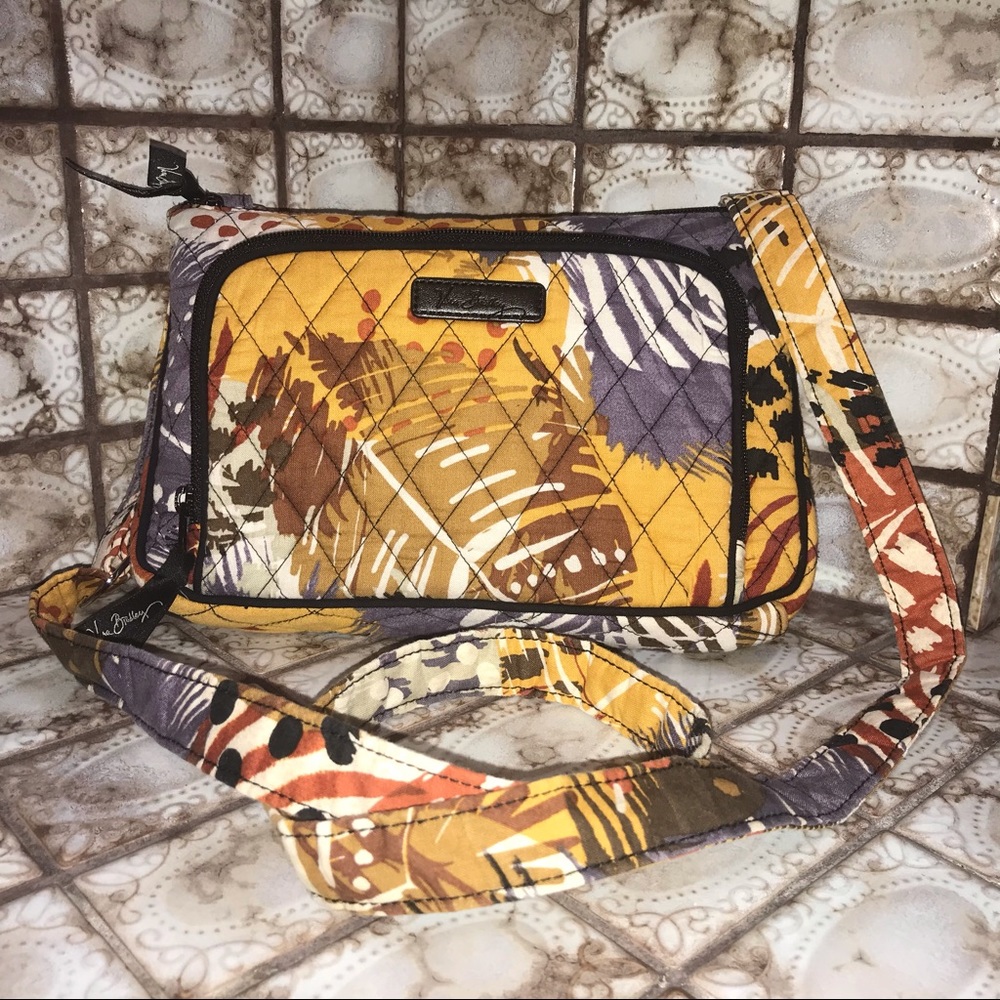 Vera Bradley PAINTED FEATHERS Crossbody Bag